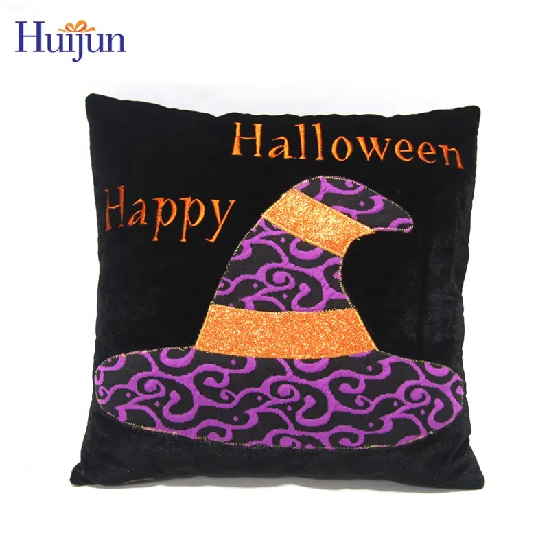 Velvet Halloween decorative sofa cushion cover pillow case throw pillow for home decor