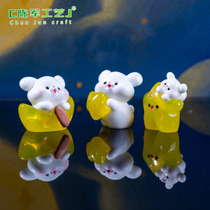 Chenjuns et mignon Space Star Moon Puppy Figurine, accessoires suspendus décoratifs bricolage, micro-paysage bureau Smal - Product Image 5