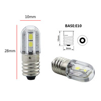Bombilla LED BA9S 6V-220VAC/DC, Luz Indicadora para Sistemas de Automatización Industrial, Resistente a Impactos, Lámpara Piloto de Advertencia, Alta Luminosidad