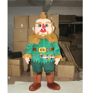 Costume de mascotte oncle barbu de dessin animé personnalisé populaire Costume de fête adulte de mascotte d'oncle barbu drôle - Product Image 1