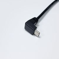 كابل تمديد USB نوع C ذكر إلى ذكر بزاوية قائمة على شكل حرف L مع حد أدنى منخفض للطلب