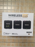 Système de microphone sans fil compact à double canal Rode Wireless Go Gen 3, avec surveillance des écouteurs et contrôle de niveau intégré