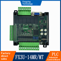 Carte de contrôle industrielle PLC domestique FX3U-14MR FX3U-14MT, contrôleur programmable compact et simple, entrée analogique USB/RS-232/RS-485