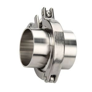 KQ Sanitary Ss 304 316 Heavy Duty Instalación rápida Acero inoxidable Triclamp Tri Clover Férula Accesorios de tubería Tri Clamp - Product Image 4