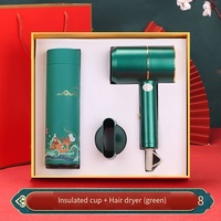Ensemble cadeau promotionnel de luxe avec brosse à dents électrique, sèche-cheveux, peigne à coussin d'air, logo personnalisé imprimé UV, cadeaux d'affaires économiques