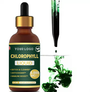 תוספי צמחים כלורופיל לשתות 6000 מ ג עם מינרלים ויטמין פרטי תווית oem כלורופיל נוזלי כלורופיל - Product Image 4