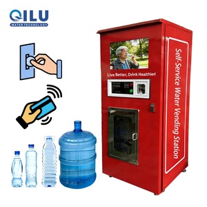 ตู้กดน้ำดื่มเชิงพาณิชย์ 400 แกลลอนต่อวัน ใช้เหรียญ/บัตร/รหัส ระบบกรองน้ำ RO สำหรับสวนสาธารณะ โรงเรียน โรงยิม เครื่องกรองน้ำระบบ Reverse Osmosis - Product Image 1