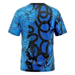 Camiseta de manga corta y cuello redondo con sublimación. hecho de malla cuadrada de poliéster de 145-150 g/m² - Product Image 4