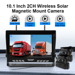 10. Inch Monitor <b>Solar</b>-powered <b>Camera</b> 2CH DVR Recorder Magnetic <b>Solar</b> 1080P Wireless Backup for Truck Wireless-<b>Solar</b>-101-2 Wirel - Product Image 2