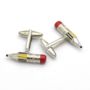 <span class=keywords><strong>Gemelos</strong></span> novedosos de latón francés para hombre, gran oferta, <span class=keywords><strong>gemelos</strong></span> de lápiz de <span class=keywords><strong>caballero</strong></span> para boda, compromiso, fiesta de negocios o regalo - Product Image 6