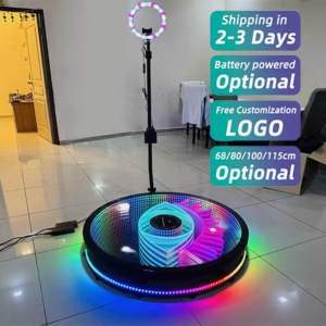 Offre Spéciale : Machine de Cabine Photo 360 Automatique avec Télécommande, Caméra 360 Degrés et Vidéo, Éclairage Annulaire LED - Product Image 1
