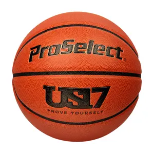 Proselect fashion Outdoor Basketball Logo Design Advanced PU US17 Basketball Sports Training Basketball