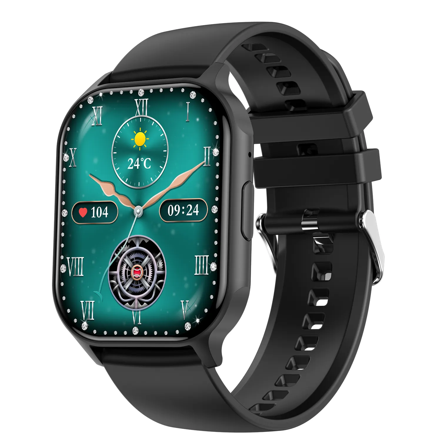 2023 Fashion Smart Watch AMOLED screen 2.04 inches 368*448 fitness tracker HM26 BT calling women bracelets with sports mode game