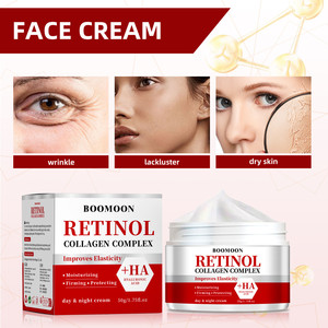 Crème pour le visage complexe de collagène de rétinol de marque privée avec crème pour le visage anti-rides au rétinol et à l'acide hyaluronique - Product Image 4