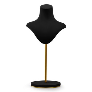Custom Necklace <b>display</b> stand, jewelry stand, metal leather heart-shaped portrait <b>model</b> necklace stand, high-end jewelry stand - Product Image 6