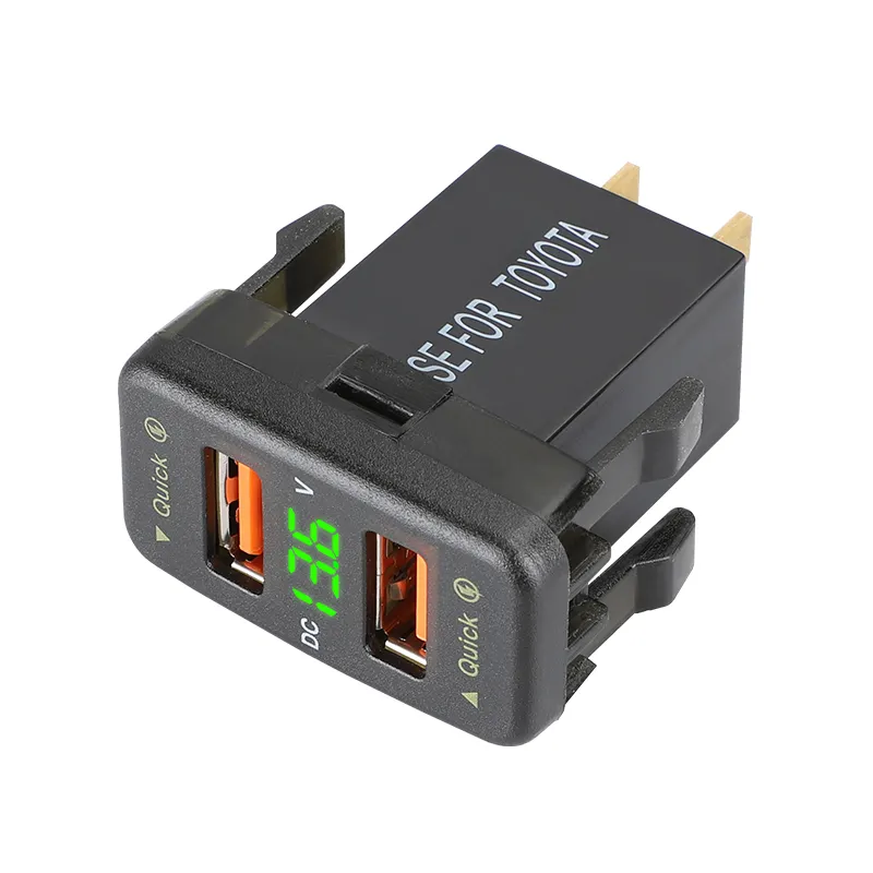 Oem 5V 3A Type-C 2 Port Usb For Samsung S20 S9 S8 Xiaomi Huawei P30 Pro Fast Charging Qc3.0 36W Fast Car Charger