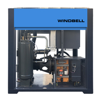 Compresseur d'air industriel à vis à aimant permanent à fréquence variable (VSD) à faible consommation d'énergie et faible bruit 37 kW 50 CV 8 bars