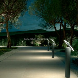 Lampe murale extérieure LED ronde creuse minimaliste moderne SENZHAO, IP65, en aluminium, éclairage mural haut et bas, villa, hôtel, éclairage paysager - Product Image 1