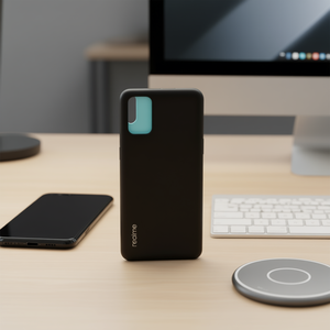 Carcasa Trasera de Repuesto Negra para Realme 7 Pro RMX2170 - Product Image 3