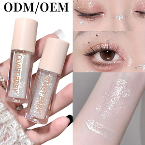Odm/OEM Eyeshadow với mềm cảm thấy tip Applicator Holographic tỏa sáng lâu dài cho bữa tiệc trường học hàng ngày lấp lánh trang điểm giá cả phải chăng - Product Image 1