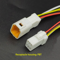 Rangkaian Kabel PVC Otomotif Tahan Air JST JWPF 2-8 Pin Khusus untuk Mobil 02R-JWPF-VSLE-S