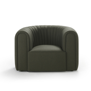 Sofá ligero y moderno de tela de terciopelo para sala de estar, muebles de lujo de un asiento, nuevo - Product Image 3