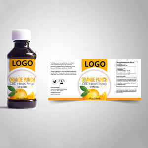 Высококачественный медицинский Сироп от кашля, этикетка, этикетка для лекарств, Oem, изготовленная на заказ этикетка от сиропа от кашля, наклейки для медицинской бутылки - Product Image 1