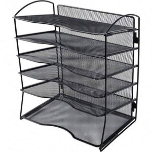 6-Tier Letter <b>Tray</b> <b>Organiser</b> <b>Paper</b> Filing <b>Tray</b> for Office Desk, File Holder with Stackable Filing <b>Trays</b> - Product Image 3