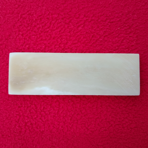 Placa de Hueso de Búfalo HF Industries, Hecha a Mano, Rectangular, Imitación Antigua, Duradera, Artículo de Colección - Product Image 1