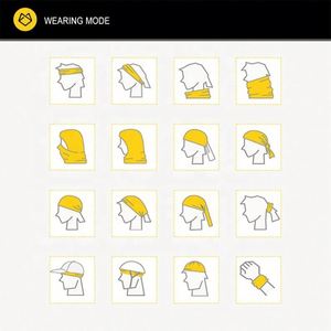 ผ้าพันคอโพกผมคุณภาพสูง 100D โพลีเอสเตอร์คอตตอนซาติน พิมพ์ลายดิจิตอลด้วยเทคนิคซับลิเมชั่น สำหรับพันผม - Product Image 6