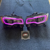 RGB LED-Scheinwerfer für Jeep Grand Cherokee Mehrfarbige DRL Tagfahrlichter Auto-Zubehör