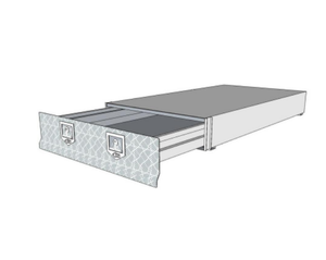 Tiroir de dessous de <span class=keywords><strong>plateau</strong></span> en aluminium personnalisé avec banc coulissant et couvercle pour <span class=keywords><strong>plateau</strong></span> ute/pickcup simple/double/cabine supplémentaire - Product Image 1