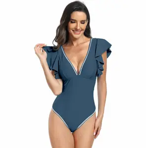 Luxury Bathing Suits Beach Wear And Bikini 2024 Beach Wear For Woman Hawaiian Bathing Suit Jumpsuit Swimming Costumes For Ladies