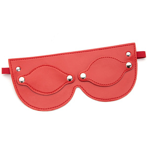 Antifaz Erótico Negro y Rojo con Ojeras Desmontables para Uso Adulto en Juegos Íntimos - Product Image 3