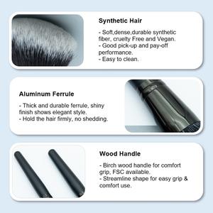 Juego <span class=keywords><strong>de</strong></span> <span class=keywords><strong>brochas</strong></span> <span class=keywords><strong>de</strong></span> <span class=keywords><strong>maquillaje</strong></span> <span class=keywords><strong>de</strong></span> 12 piezas con mango <span class=keywords><strong>de</strong></span> madera negra <span class=keywords><strong>de</strong></span> fibra blanca y negra <span class=keywords><strong>para</strong></span> herramienta <span class=keywords><strong>de</strong></span> entrenamiento <span class=keywords><strong>de</strong></span> <span class=keywords><strong>maquillaje</strong></span> permanente - Product Image 6