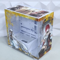 Boîtier d'ordinateur de jeu ATX Changli de qualité supérieure, personnalisé, durable, avec des vagues tourbillonnantes, cool et élégant, pour l'exportation