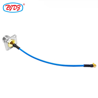 N-Typ Buchsenflansch auf MMCX Stecker 90 Grad für SS405 SS-405 RG405 RF Flexibles Pigtail Jumper Verlängerungskabel