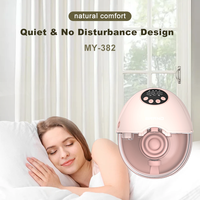 Tire-lait électrique double portable rechargeable à faible bruit, haute qualité, sans BPA, en PP et silicone, mains libres