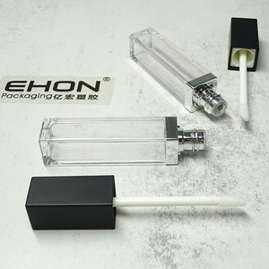 Flacon transparent de 7 ml, tube à gloss à lèvres mignon, vide, en plastique, personnalisable, contenant pour rouge à lèvres avec bouchon à vis, emballage de maquillage - Product Image 1