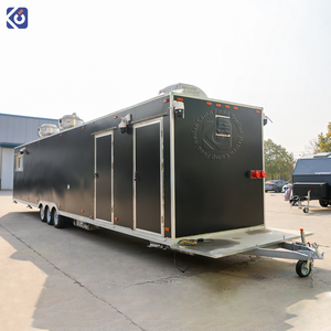 CAMPTRL Grande Cuisine Mobile Remorque Alimentaire Camion de Restauration Mobile avec Cuisine Complète Pizza Café Bonbons Chips Remorque de Traiteur - Product Image 6
