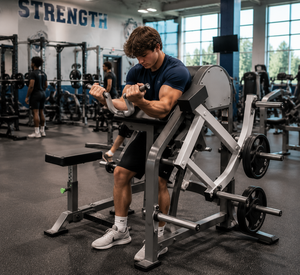 Máquina de Curl de Bíceps Sentado SK Arms Ajustable <span class=keywords><strong>para</strong></span> Entrenamiento de Fuerza, Equipo de Ejercicio <span class=keywords><strong>para</strong></span> Gimnasio Comercial - Product Image 3