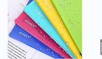 Carpeta de archivos portátil de PVC, bolsa de almacenamiento de documentos, suministros de papelería para oficina, B4/A4/A5/B6/DL