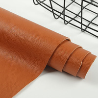 Tissu en similicuir PU motif litchi classique pour meubles et housses de sièges d'automobile