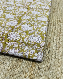High Quality Hand-Block Printed Fabrics for Clothing Block Print <b>Quilt</b> Fabric Scarf & Dress Material Lightweight - Product Image 2