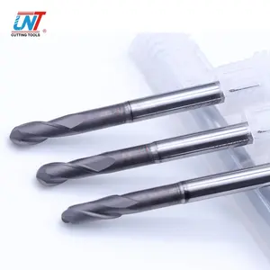 UNT Factory supplier 2 flute end mill Tungsten carbide end mill for graphite metal milling cutter