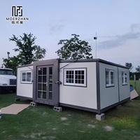 Maison portable d'extension de luxe détachable Maison en conteneur pliable Maison préfabriquée en conteneur de 40 pieds