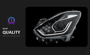 Conjunto de Faros LED DRL Bi-Xenón con Proyector, Accesorios de Estilo para Automóviles, para <span class=keywords><strong>Suzuki</strong></span> <span class=keywords><strong>Swift</strong></span> 2018 - Product Image 2