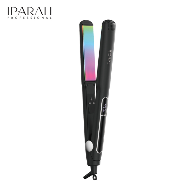 IPARAH P-123 New Rainbow Titanium Electric Flat Iron Professional Hair Straightener for Women