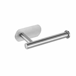No Drill Adhesive Wall Mounted 304 Stainless Steel <b>Powder</b> Coated Finish Modern Design Bathroom Accessory Towel Holder - Product Image 4