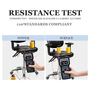 Silla de laboratorio de cuero PU antiestática ESD para uso escolar Elevador de taller moderno sin polvo Función de balanceo giratorio para almacenes - Product Image 4